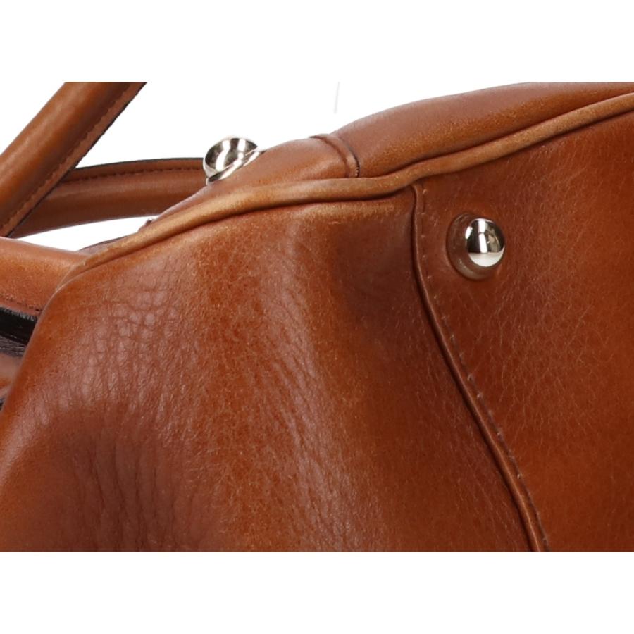 GUCCI（グッチ） 131092 ホースビット レザー ボストンバッグ ブラウン