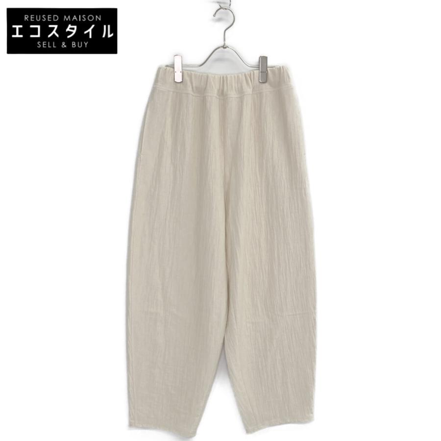 ヨーガンレール バルーンパンツ 伸縮 総ゴム チャコール 綿100 L ポケット ヨーガンレール バルーンパンツ 伸縮 総ゴム チャコール 綿100 L