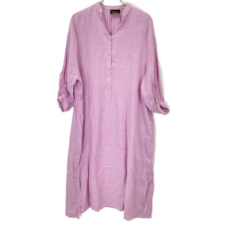 ペールジュートリネンワンピース