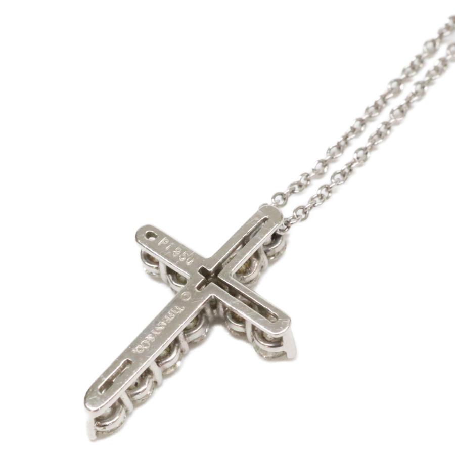 TIFFANY&Co.（ティファニー） Pt950 11Pダイヤモンド スモールクロス