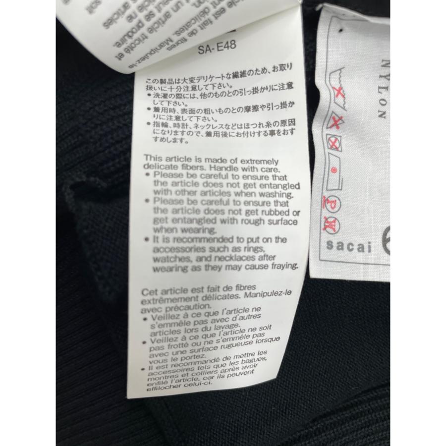sacai（サカイ） 美品/22年製 22-06006 レースドッキング ニット