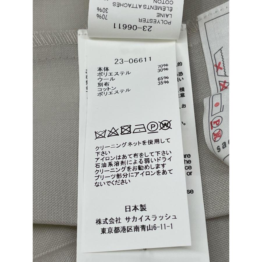 sacai（サカイ） カーキ 23-06611 トレンチドッキング プリーツ