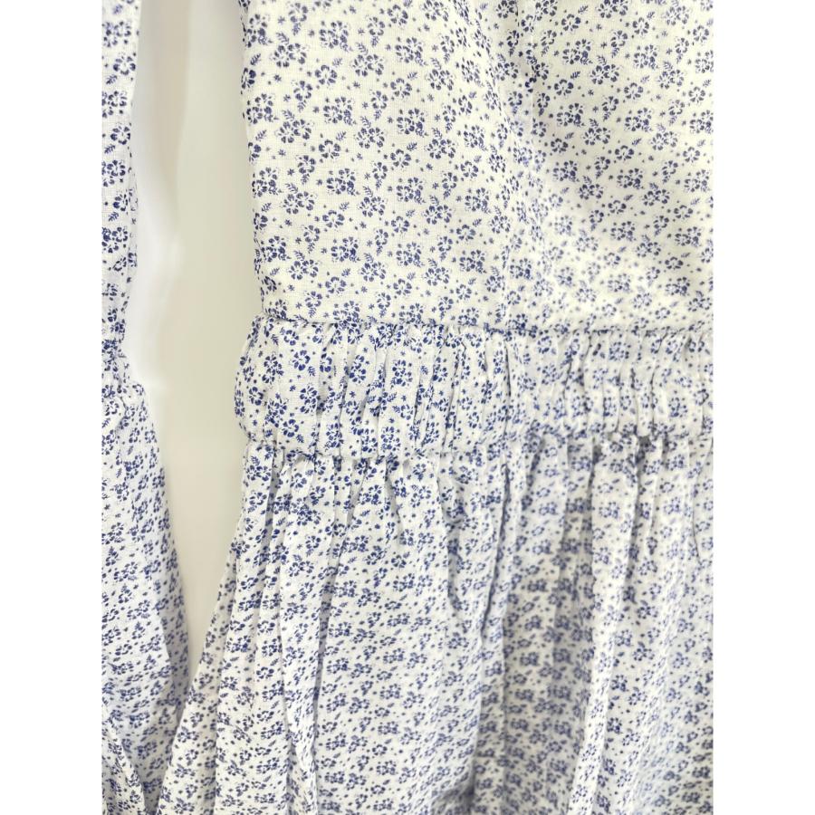 EMILIA WICKSTEAD エミリアウィックステッド ホワイト×ブルー SS17-RTW