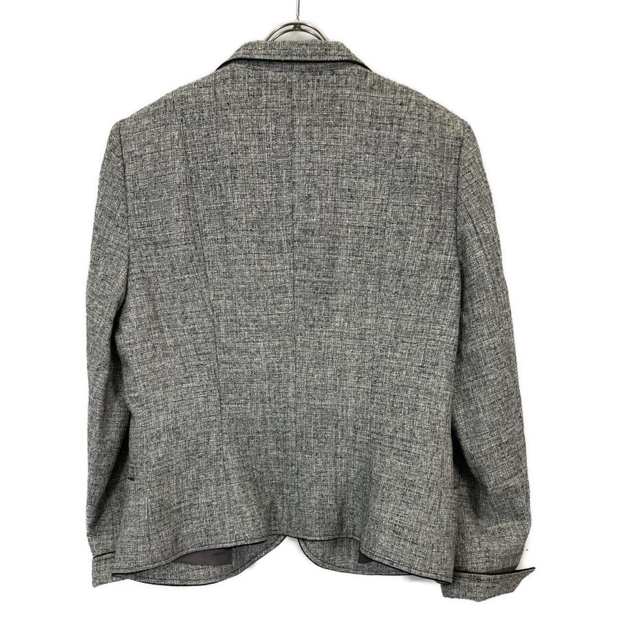 NIJYUSANKU 23区 グレー ボタン切替 スカート スーツ 44 セットアップ