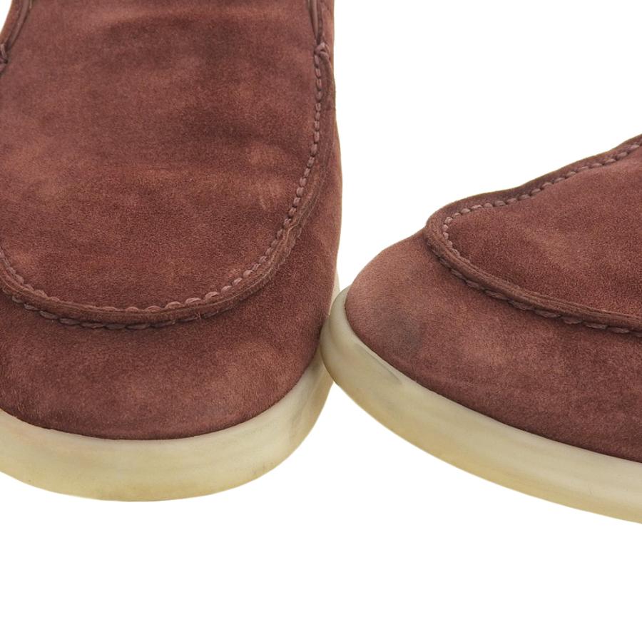 【ロロ・ピアーナ】オープン・ウォーク・アンクルブーツ スエード（ウォームグレー） オープン・ウォーク・アンクルブーツ スエード ライトマスティック