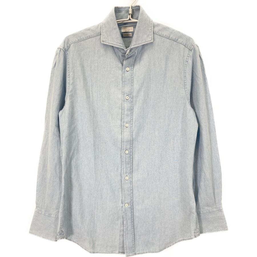 美品！BRUNELLO CUCINELLI ブルネロクチネリ シャツ L BRUNELLO CUCINELLI（ブルネロクチネリ） BRUNELLO CUCINELLI