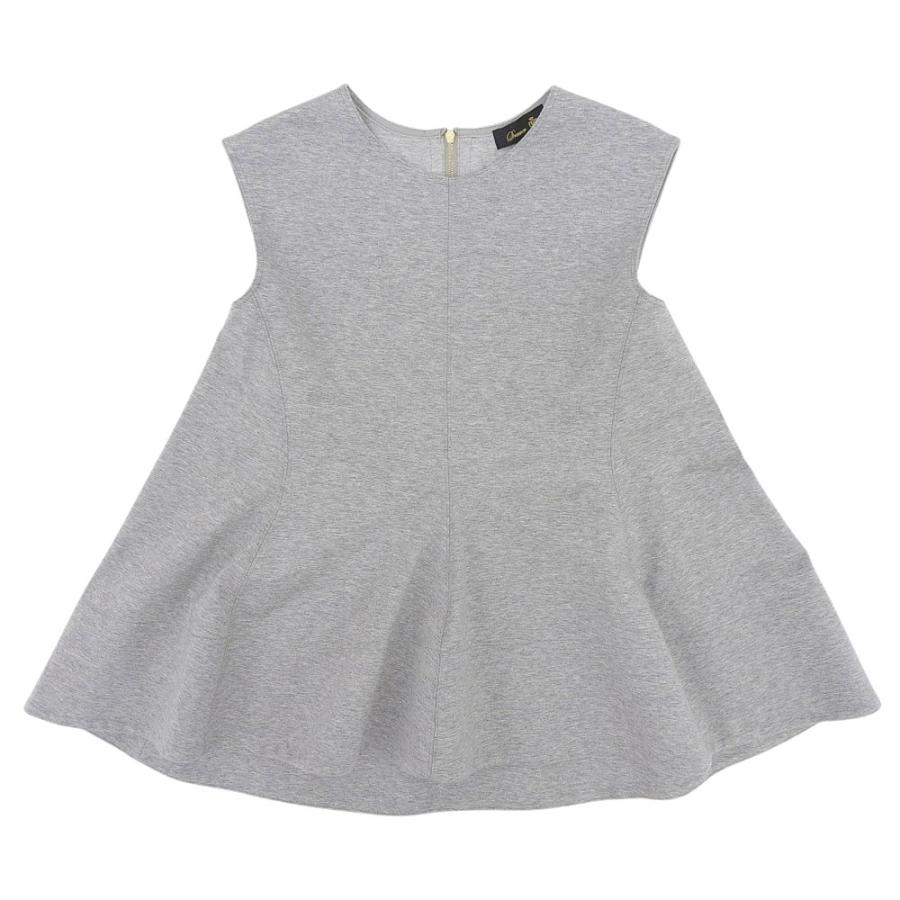 DRAWER（ドゥロワー） 美品 バックジップノースリーブブラウス 
