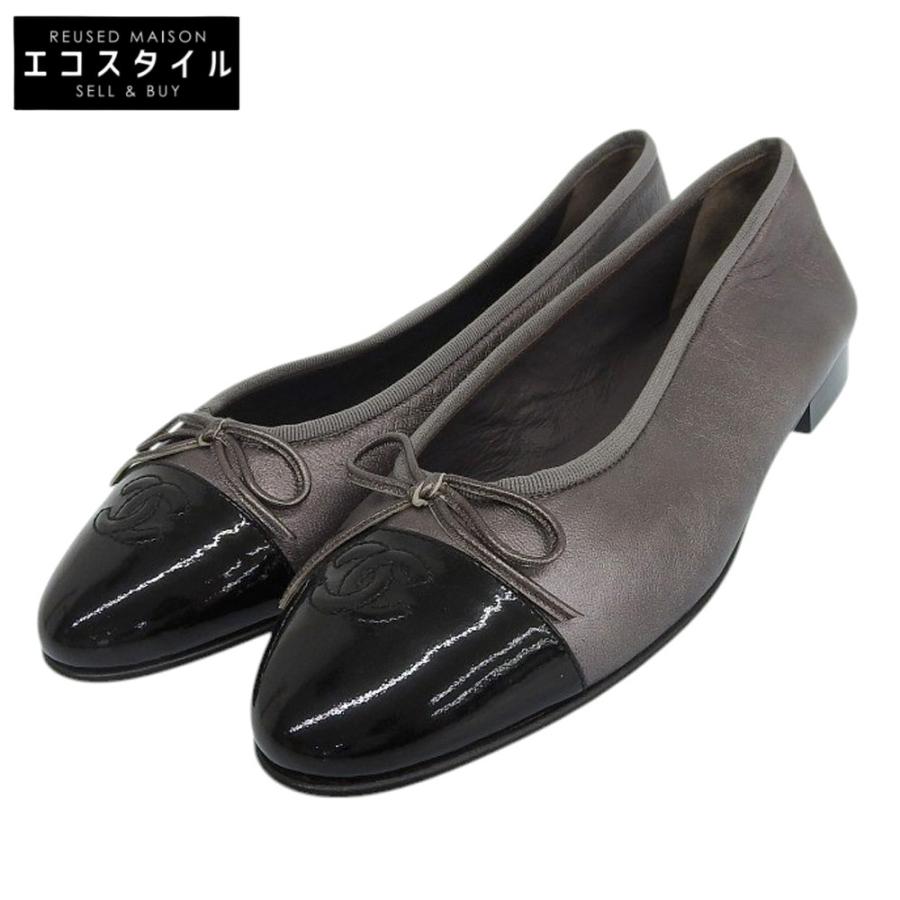CHANEL シャネル ココマーク バレエシューズ パンプス 38 【公式通販】