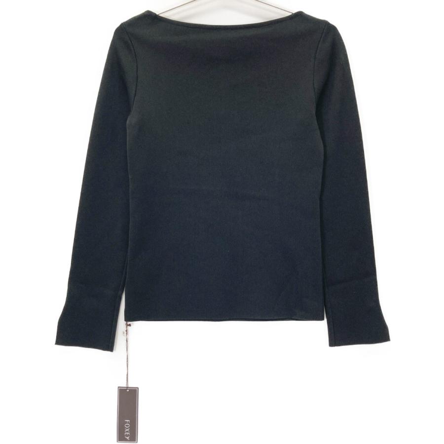 FOXEY（フォクシー） ブラック 40296 Knit Top Petit Pearl ニット