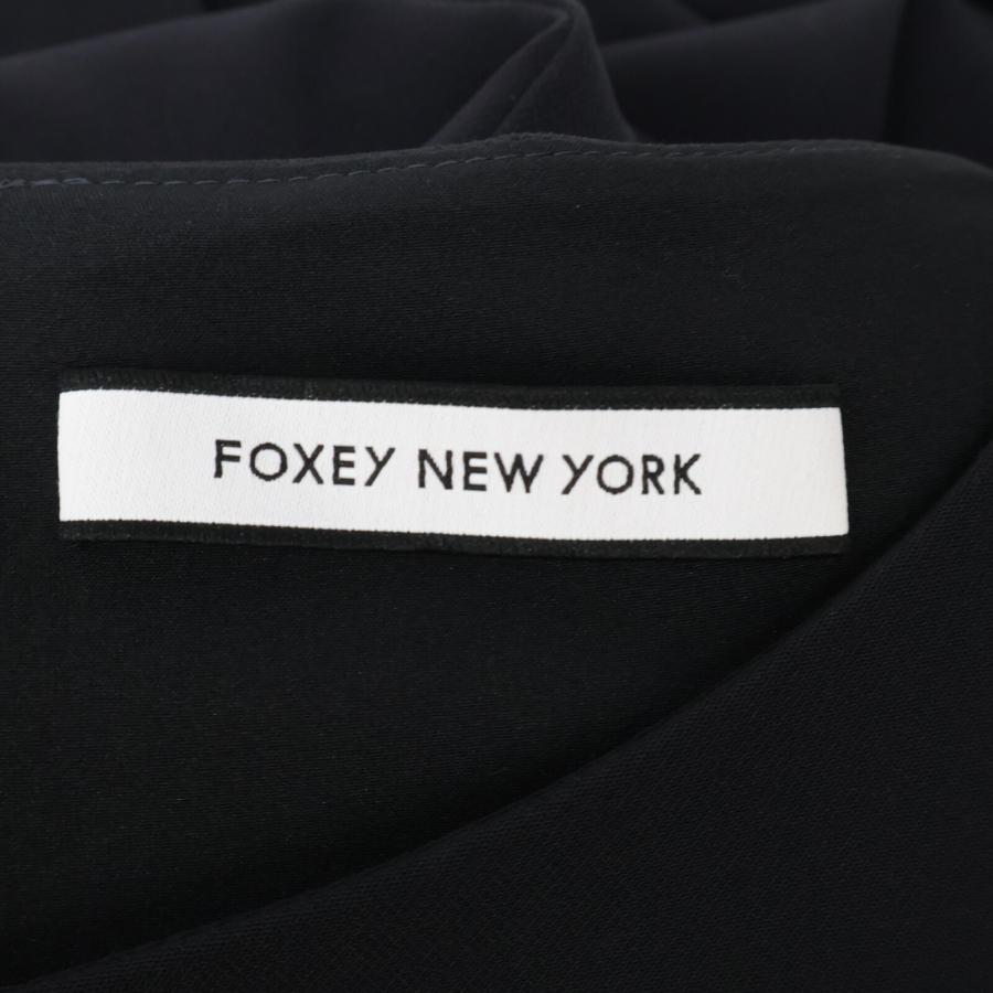 FOXEY NEW YORK フォクシーニューヨーク ネイビー 38955 ペプラム  