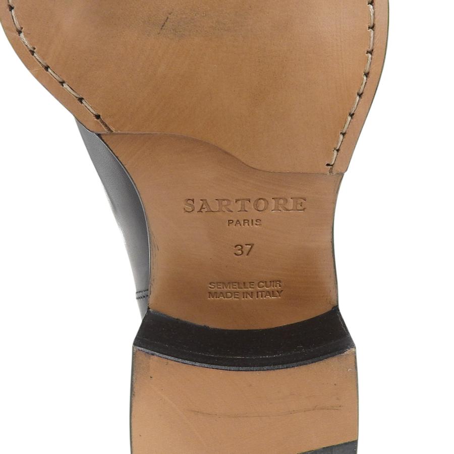 SARTORE（サルトル） 美品 バッグジップ クロスバックル ロングブーツ