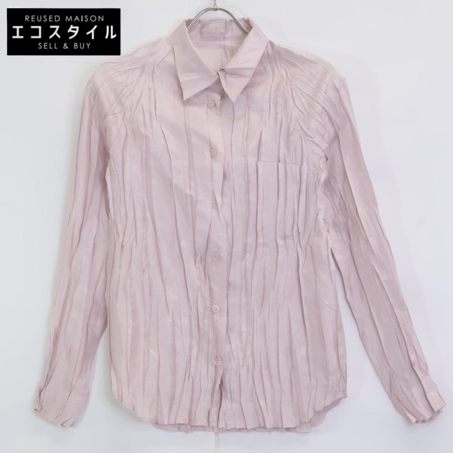 プリーツプリーズ ピンク シャツ 3 プリーツプリーズ PLEATS PLEASE