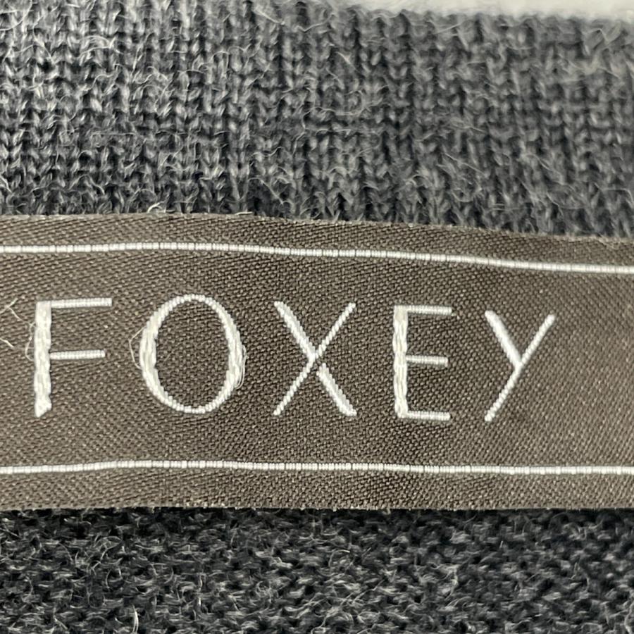 FOXEY（フォクシー） 26052 グレー ナイロンスカート ウール