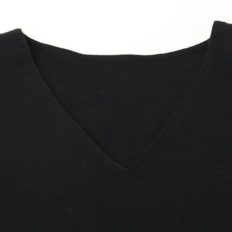 FOXEY（フォクシー） 36378 ブラック 袖レース Vネック ニット