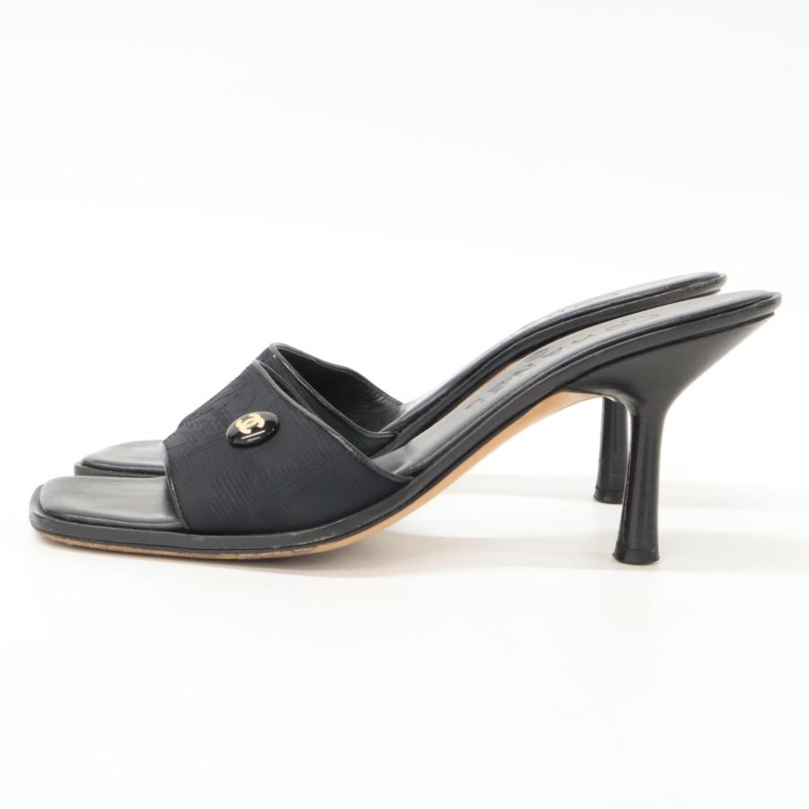 CHANEL シャネル ニュートラベルライン ココマーク ヒール サンダル 7  