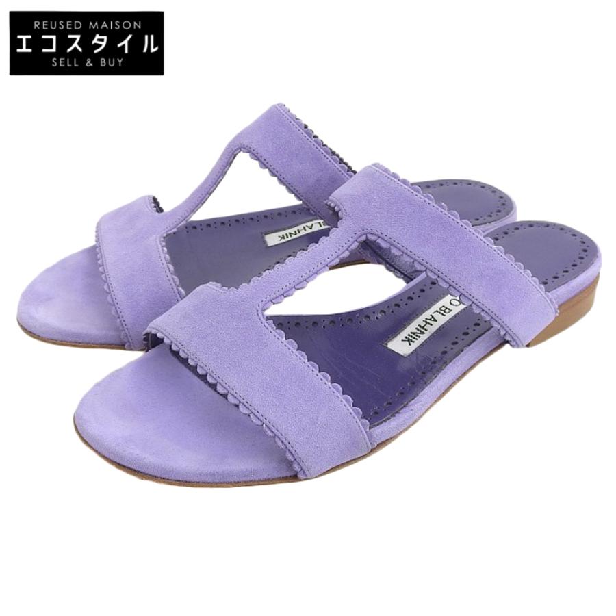 美品 MANOLOBLAHNIK パープル 34 ビジュー付き 美品 MANOLOBLAHNIK パープル 34 ビジュー付き 【公式通販】