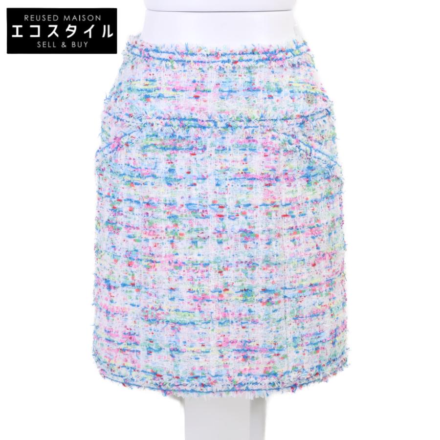 CHANEL（シャネル） 美品/国内正規 P61272V46656 ツイード スカート 34