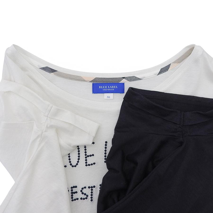 美品 BLUE LABEL CRESTBRIDGE ブルーレーベルクレストブリッジ 刺繍