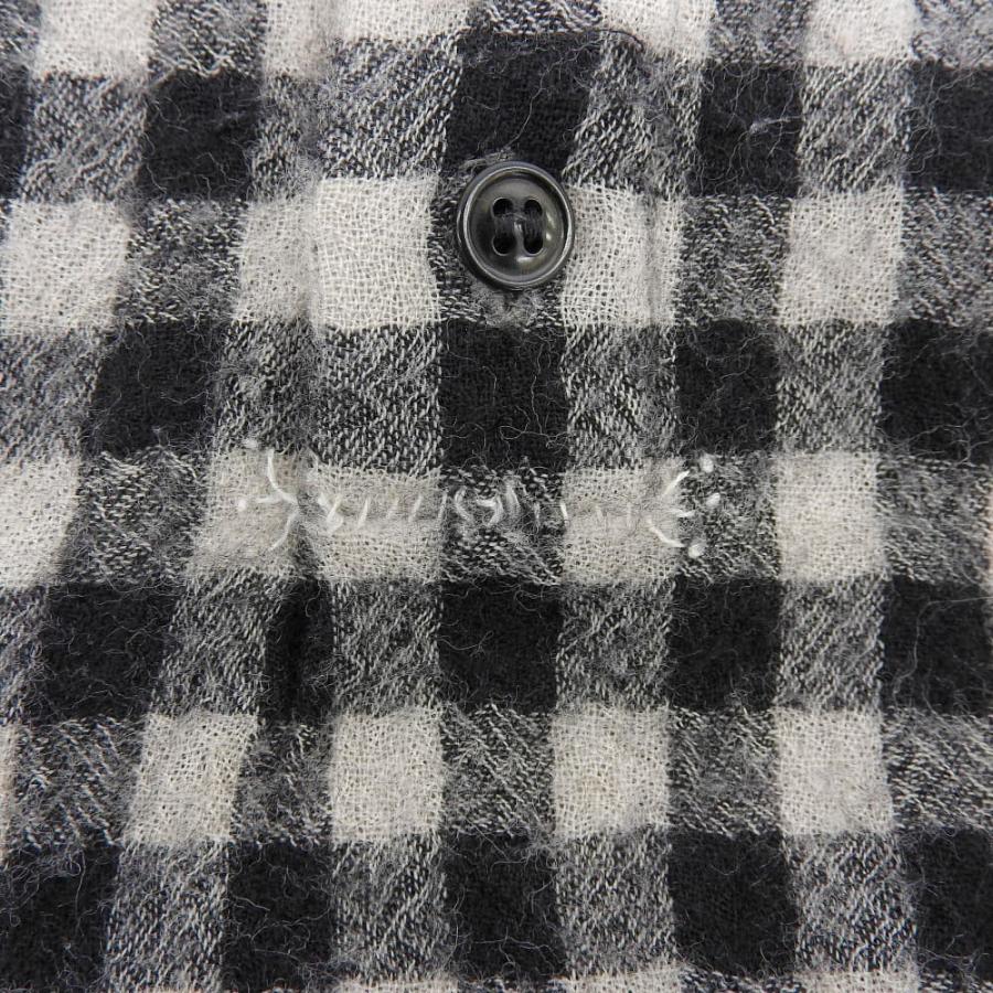 美品 Jurgen Lehl ヨーガンレール ウール ギンガムチェック ヘンリー