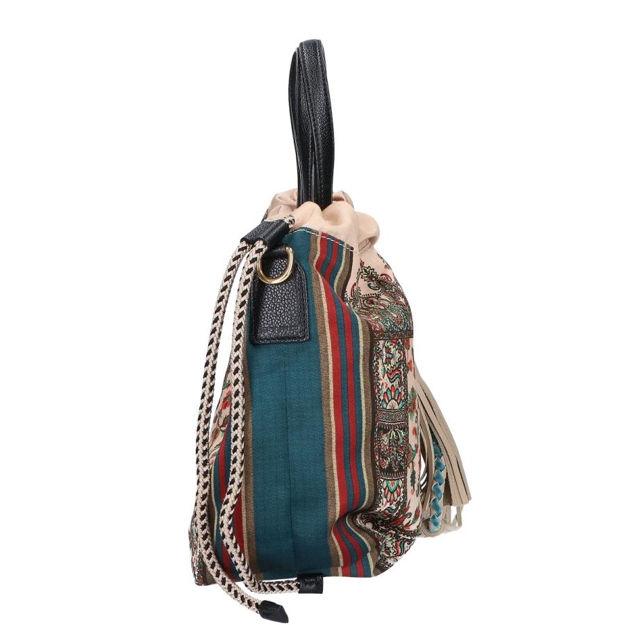 ETRO（エトロ） 1/324 ペイズリー柄 ドローストリング 2WAY