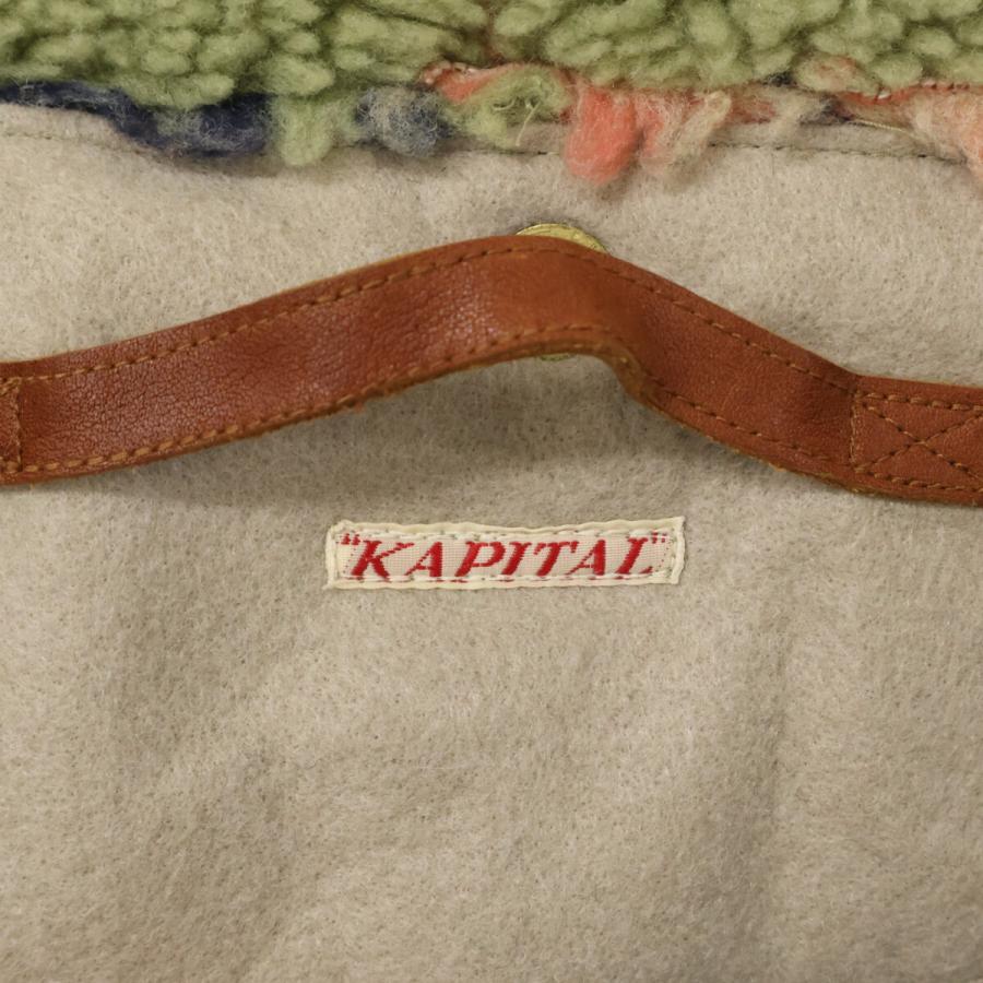 KAPITAL（キャピタル） ネイティブ柄 インナーボア ブランケット