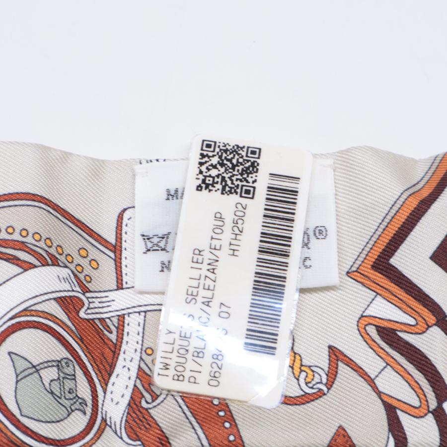 新品同様 HERMES エルメス 25SS 062842S 07 Bouquets Sellier 鞍職人の