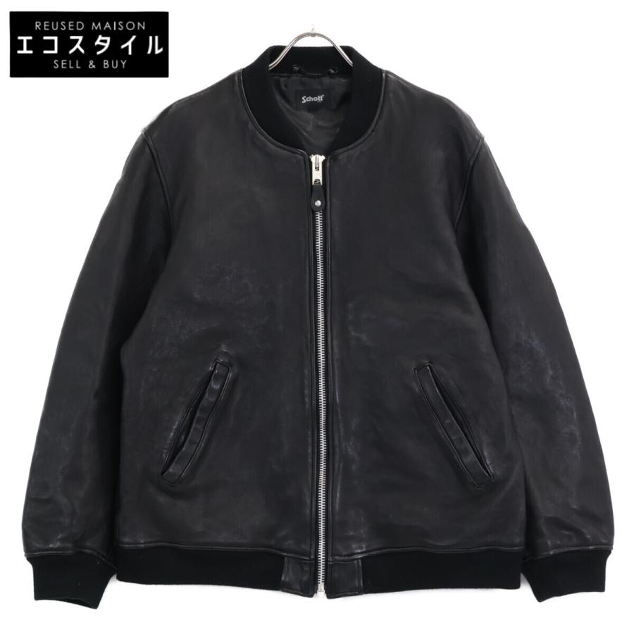 Schott N.Y.C（ショット） SCHOTT ブラック レザー BOWERY JACKET