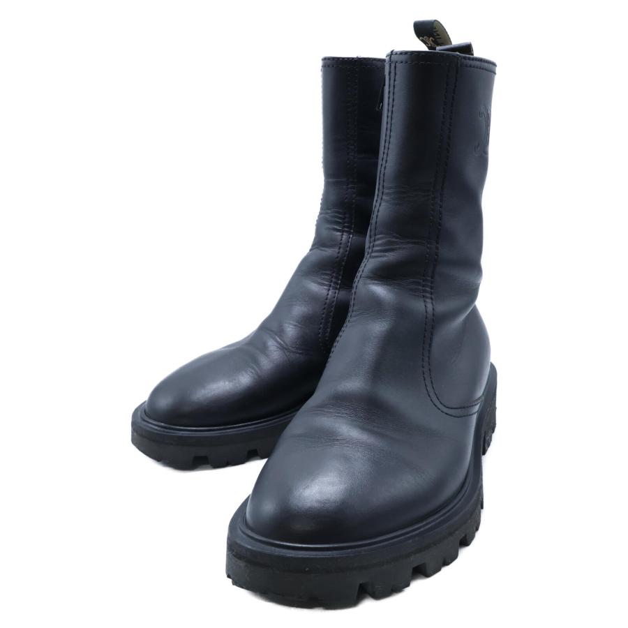 CELINE（セリーヌ） トリオンフ レザー サイドジップ ブーツ シューズ