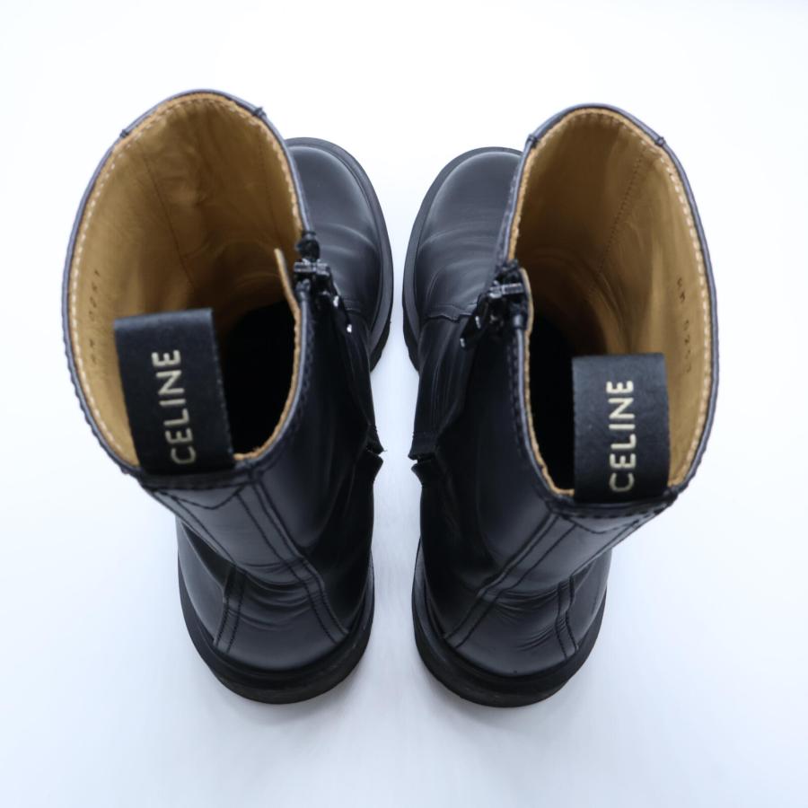 CELINE（セリーヌ） トリオンフ レザー サイドジップ ブーツ シューズ