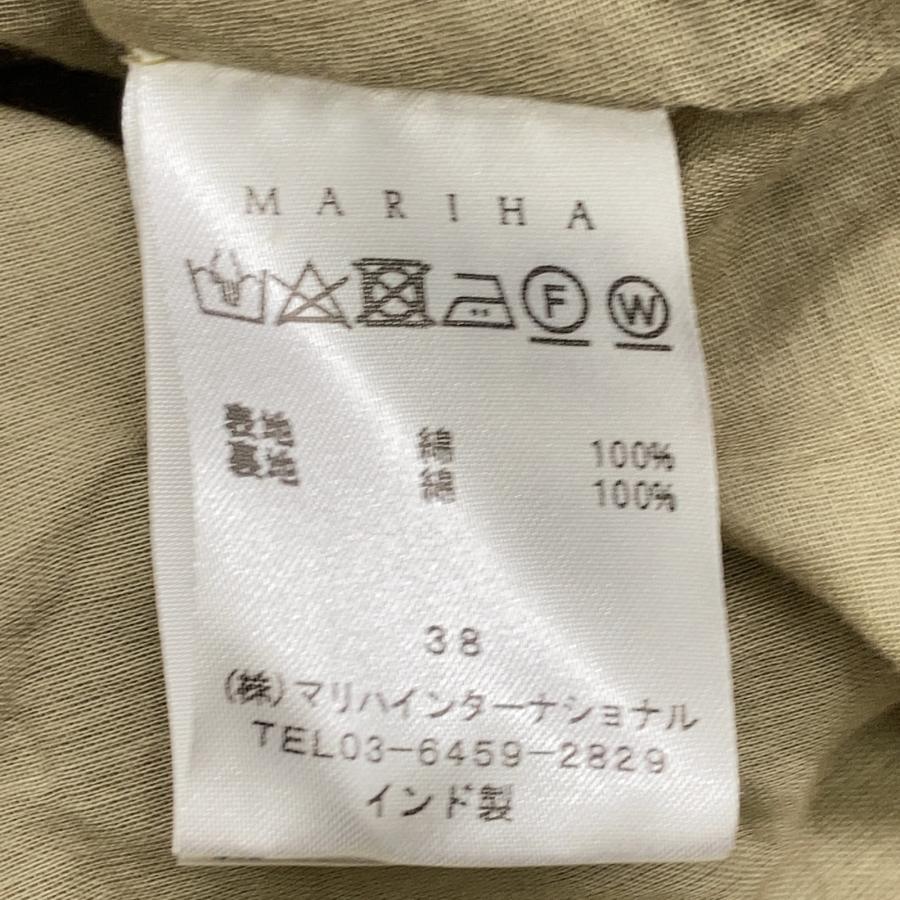 MARIHA マリハ par iena別注 カーキ コットン エンジェルのドレス