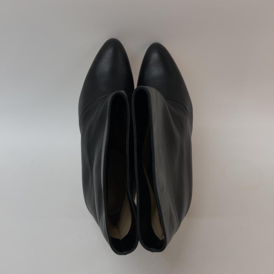 美品 NEBULONI E ネブローニ ラムレザー ショートブーツ 37 ブラック