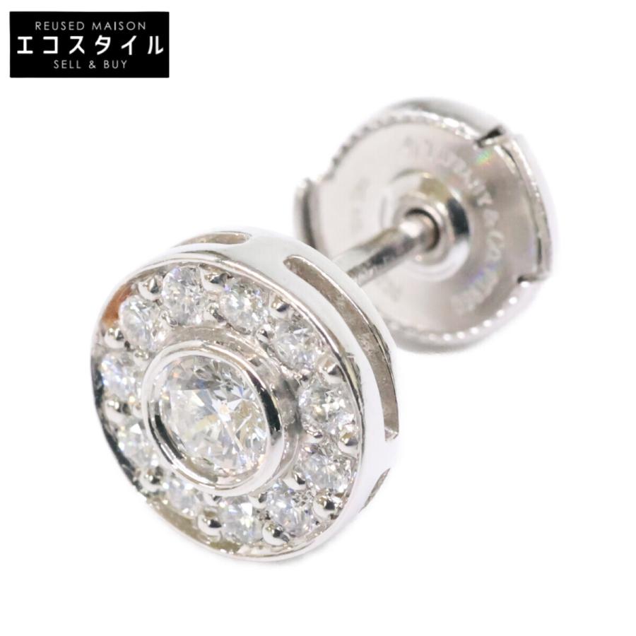 TIFFANY&Co.（ティファニー） Pt950 サークレットピアス ダイヤモンド