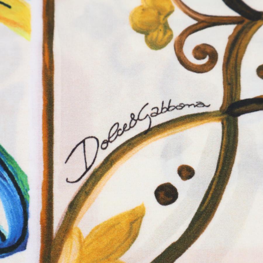 DOLCE＆GABBANA ドルチェアンドガッバーナ マヨルカ柄 スカーフ