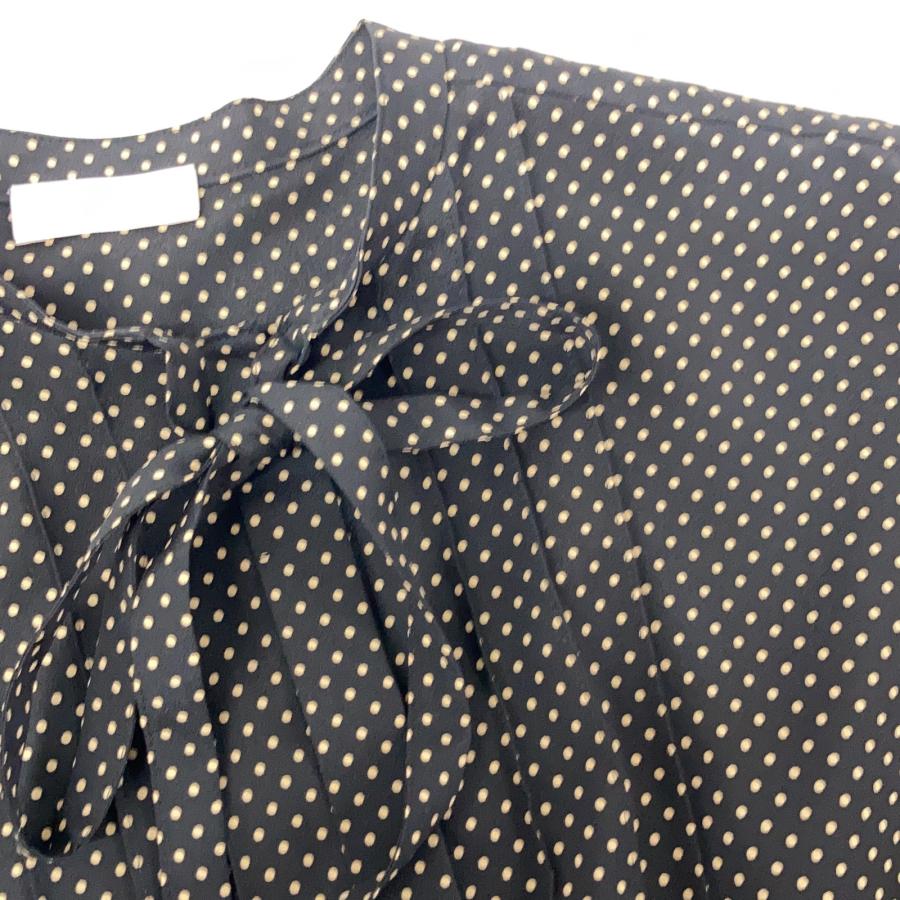 Ballsey ボールジィ◆ ミニドットプリント ボウタイブラウス 日本製 BALLSEY（ボールジィ）の「ミニドットプリント ボウタイブラウス