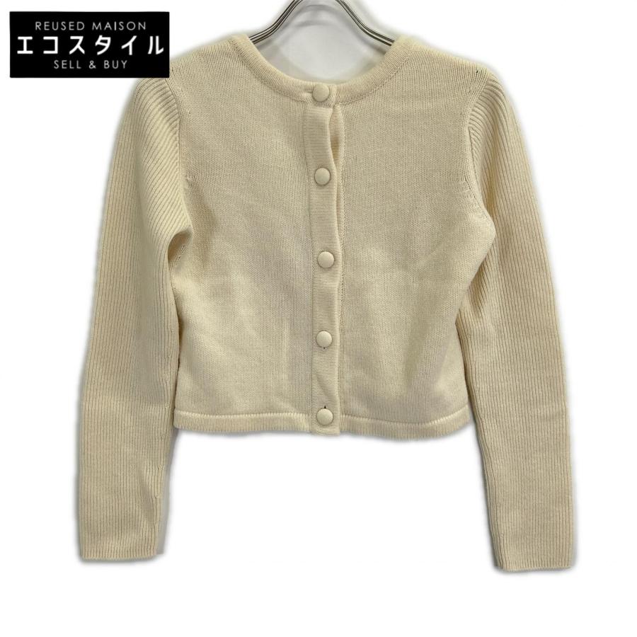 FOXEY（フォクシー） 43179 ホワイト カシミヤ マカロントップス 2WAY 
