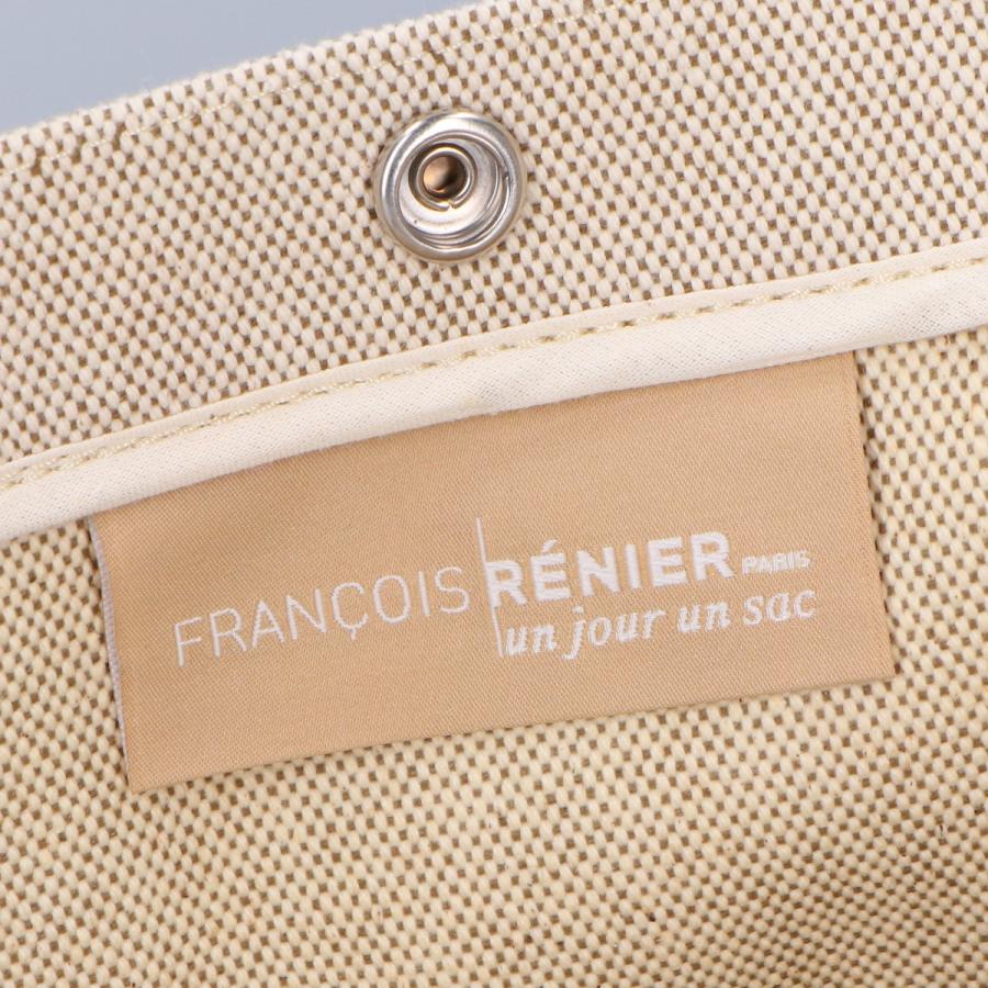 美品/ FRANCOIS RENIER フランソワレニエ キャンバス トートバッグ 