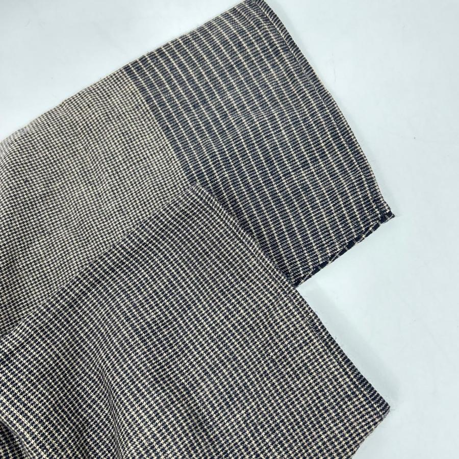 Babaghuri ババグーリ J0552FB852 25SS インド製 カディブロックチェック ワンピース チャコールグレー M ワンピース コットン レディース 中古_6
