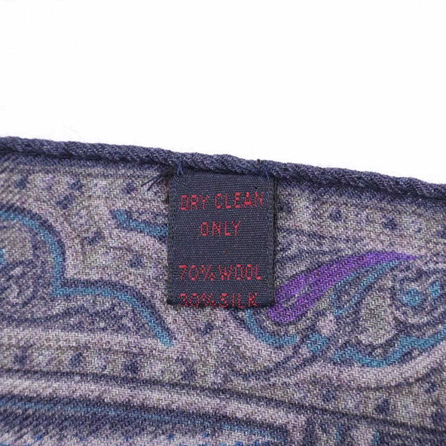 【美品】 Etro エトロ　ウールシルク ストール ETRO（エトロ） 美品 ペイズリー柄 シルク/ウール ストール レディース