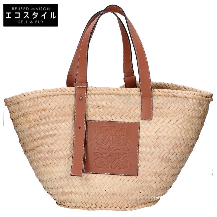 LOEWE（ロエベ） バスケットバッグ ヤシの葉＆カーフ ミディアム
