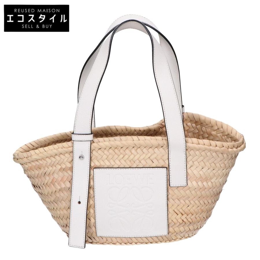 LOEWE（ロエベ） 美品 バスケットバッグ スモール ヤシの葉＆カーフ