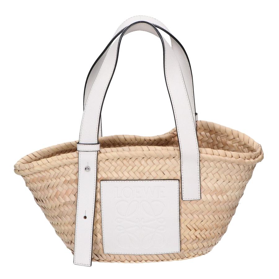 LOEWE（ロエベ） 美品 バスケットバッグ スモール ヤシの葉＆カーフ