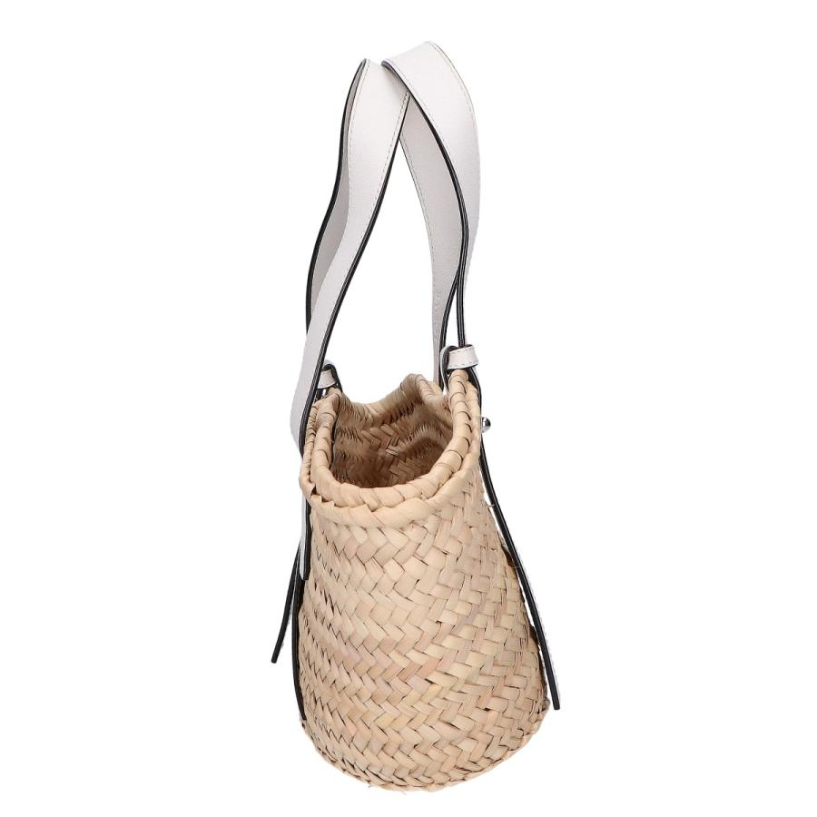 LOEWE（ロエベ） 美品 バスケットバッグ スモール ヤシの葉＆カーフ