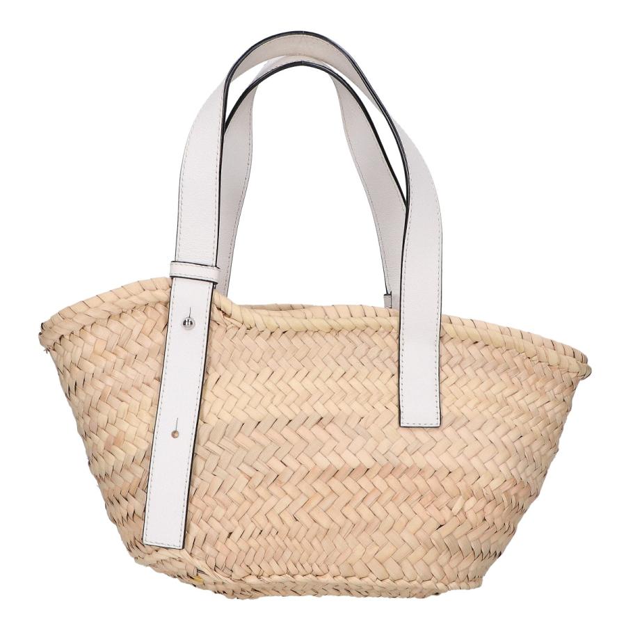 LOEWE（ロエベ） 美品 バスケットバッグ スモール ヤシの葉＆カーフ