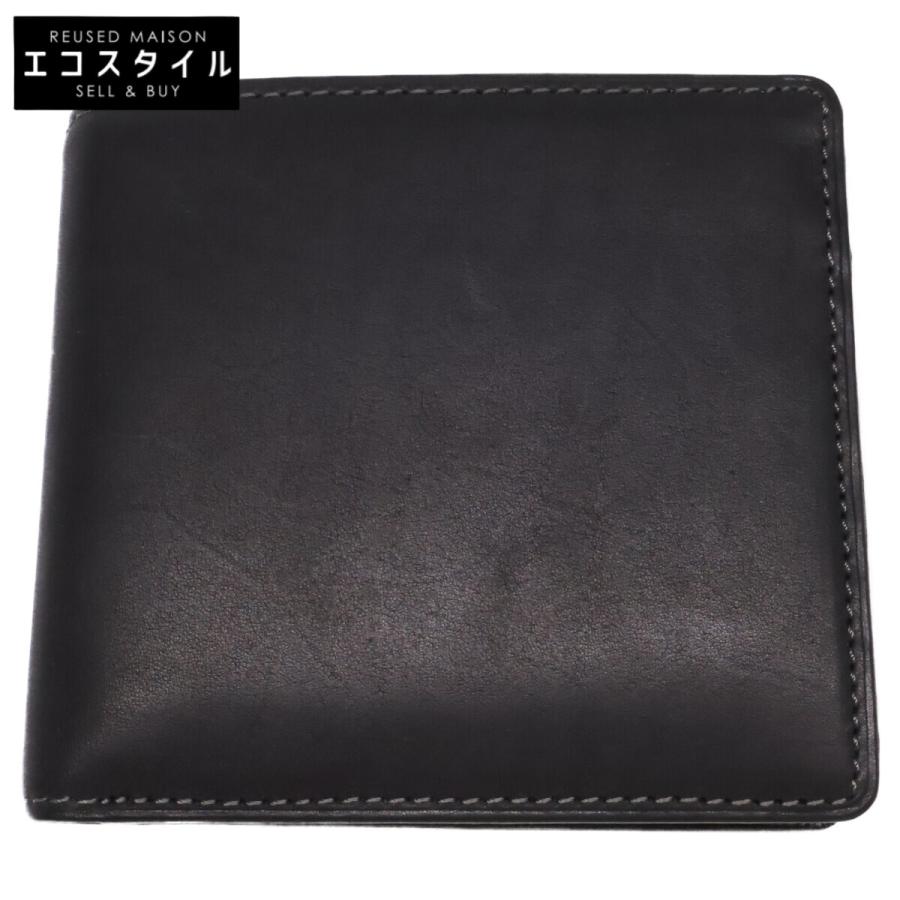 新品同様 SOMES SADDLE ソメスサドル FE-32 BK フェル 二つ折り財布