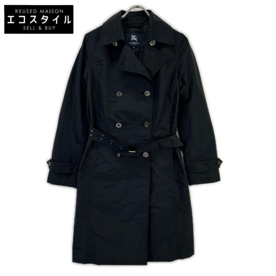 Burberry トレンチ バーバリー コート レディース 黒 バンザイコシフリ