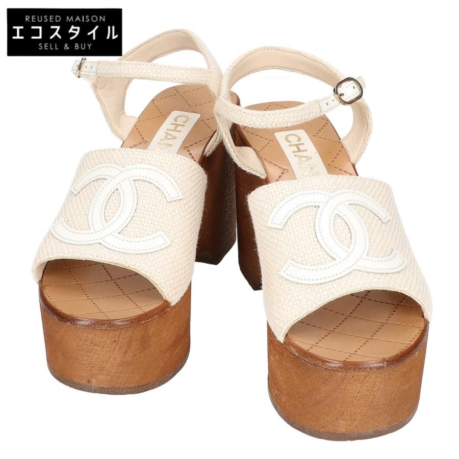 CHANEL（シャネル） 美品 G45555 ココマーク アンクルストラップ