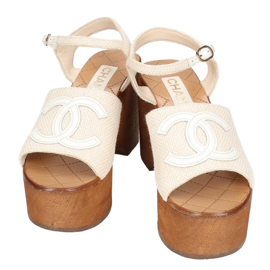 CHANEL（シャネル） 美品 G45555 ココマーク アンクルストラップ