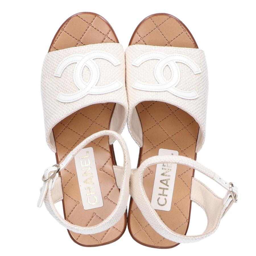 CHANEL（シャネル） 美品 G45555 ココマーク アンクルストラップ