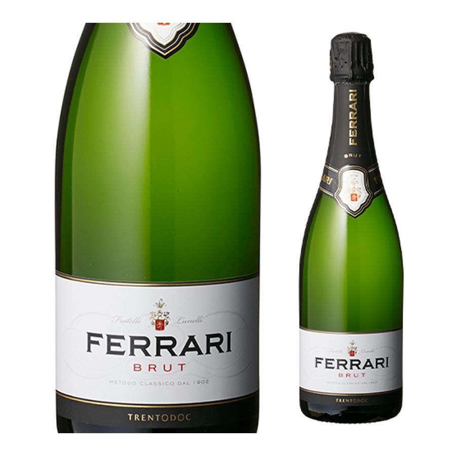 取り寄せ商品・キャンセル不可 フェッラーリ ブリュットNV 正規品 3,000ml 3L イタリア 辛口 白 シャルドネ スパークリングワイン スプマンテ 浜運Aの画像