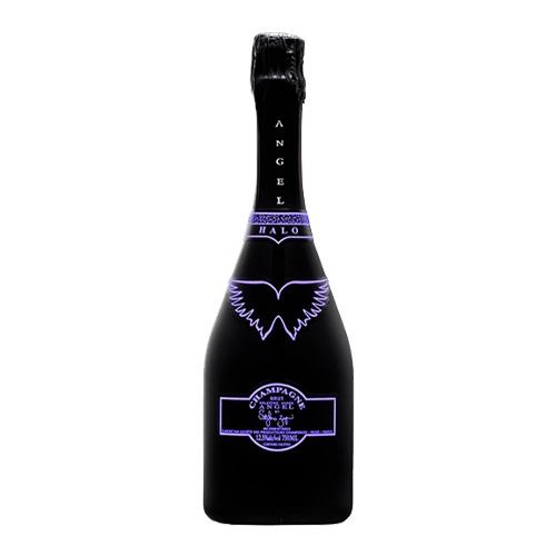 正規品 エンジェルシャンパン 送料無料 エンジェル シャンパン ヘイローパープル (紫) NV 750ml PURPLE BOX 専用箱入り 光るボトル ルミナス 浜運Aの画像